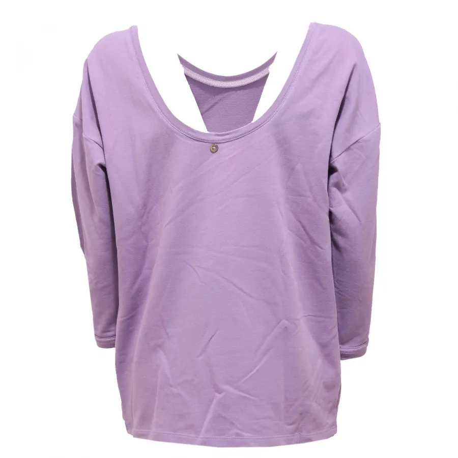 0242R felpa donna PENNYBLACK RADURA lilla sweatshirt woman