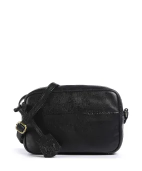  Burkely Natural Norah Borsa a tracolla pelle di vacchetta grana nero  