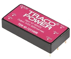 Convertitore c.c.-c.c. 40W, Vin 43 → 160 V c.c., Vout 12V cc, 1.6kV cc Sì No