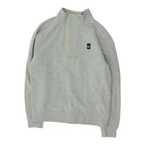 Duck And Cover Mens Grey Half Zip Sweatshirt | Casual Designer Sweat Top Jacket