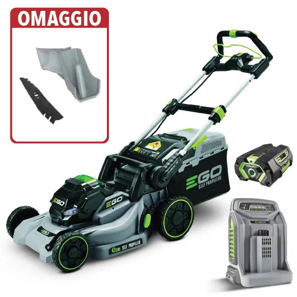 Ego Power RASAERBA SEMOVENTE 47CM LM1903E-SP BATTERIA CARICATORE + OMAGGIO!