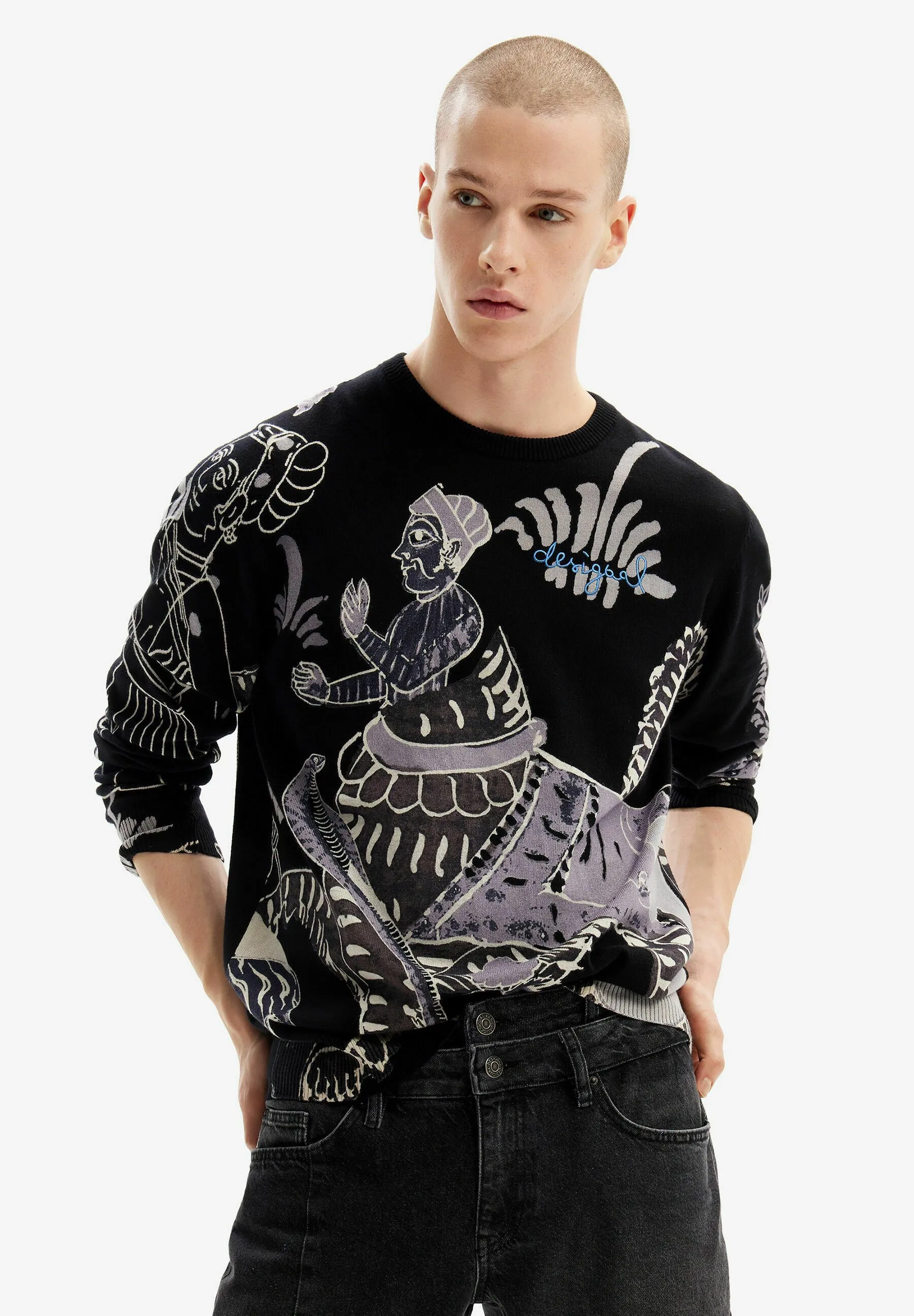 FINE INDIA PRINT - Maglione