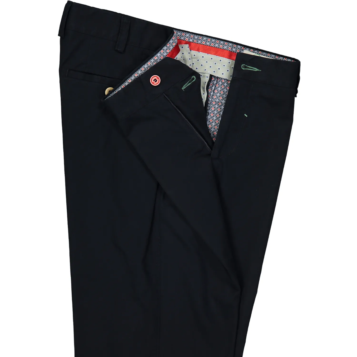 Mascaro Pantalone Mod 80 In Popeline Blu Scuro