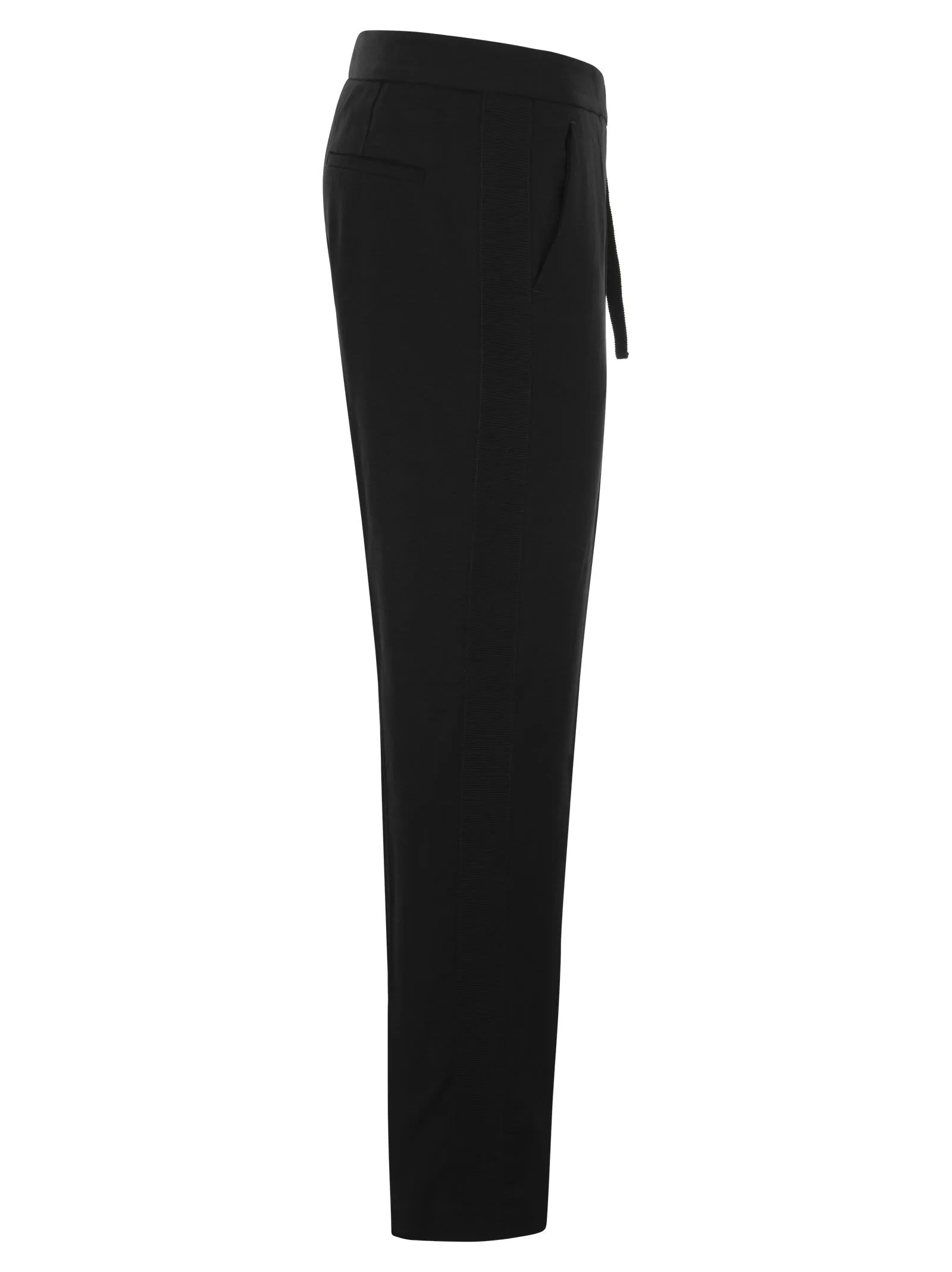 Pantalone in gabardina, viscosa e lana
