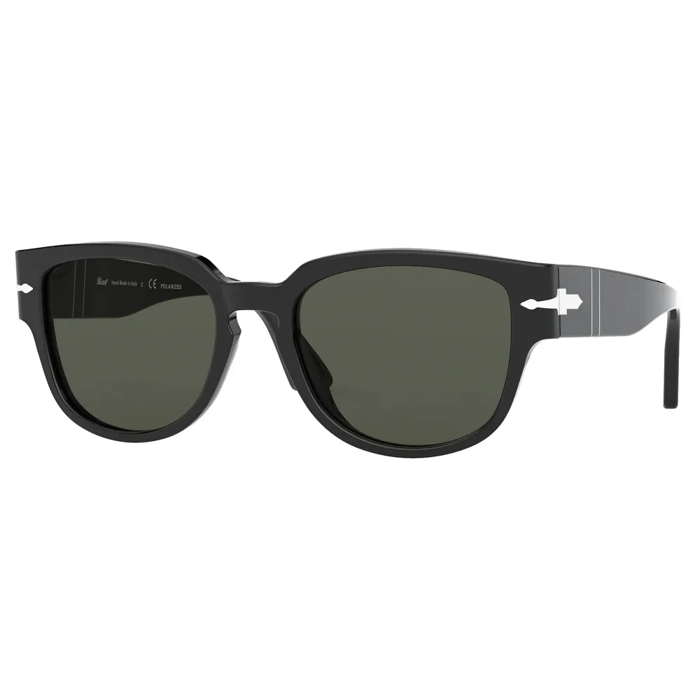 Persol - PO3231S - Nero / Polarized Verde - Occhiali da Sole - Persol Eyewear