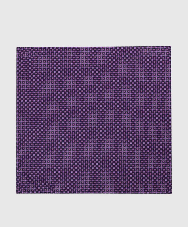 Stefano Ricci Set cravatta e fazzoletto viola per bambini YDH27027