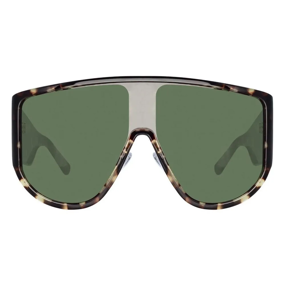 The Attico - The Attico Iman Occhiali da Sole Shield in Tartaruga - ATTICO1C2SUN - The Attico Eyewear by Linda Farrow