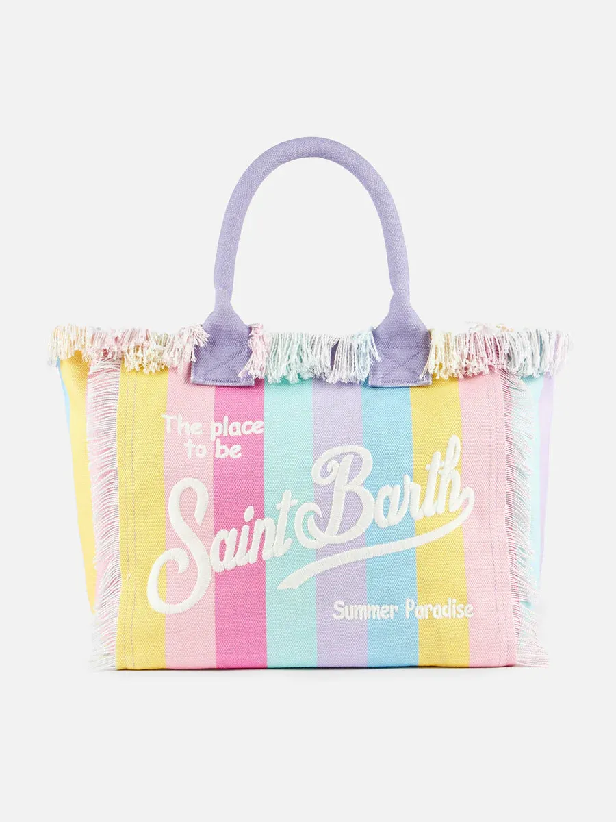 Vanity Shoulder Bag in Canvas / Multicolor