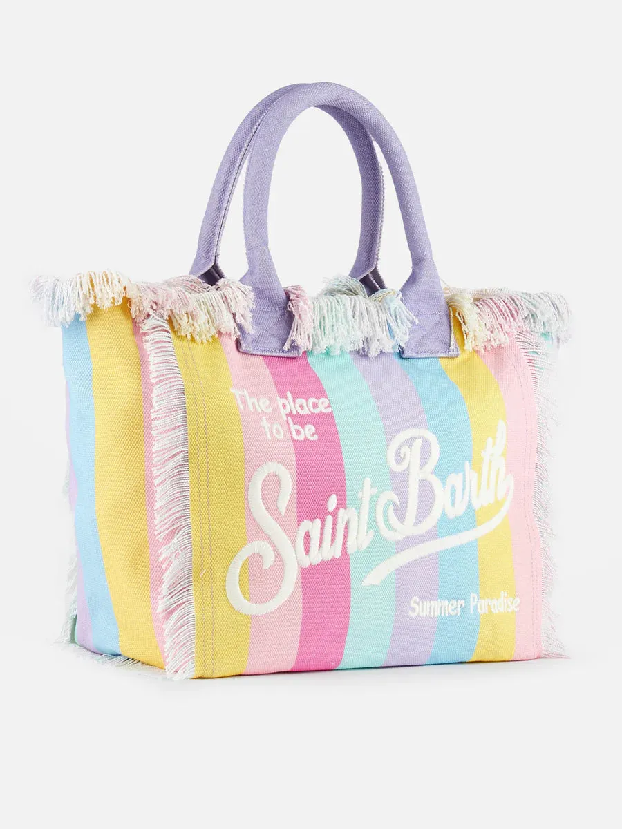 Vanity Shoulder Bag in Canvas / Multicolor