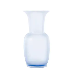 Vaso Venini Opalino Trasparente Sabbiato Iceberg Medio 36 cm 706.22